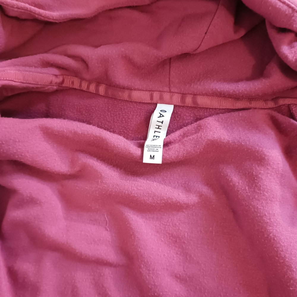 2/$30 DEAL!! Athleta Berry Cowl Neck Hoodie - Picture 9 of 11